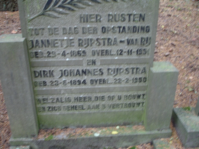 1869-04-29 Jannetje van Rij-Grafsteen