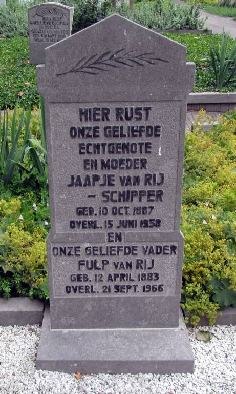 1887-10-10 Jaapje Schipper / 1888-04-12 Fulp van Rij
