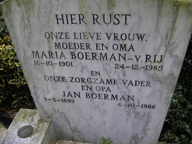 1901-10-16 Maria van Rij-Grafsteen