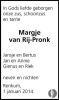 Margje Pronk